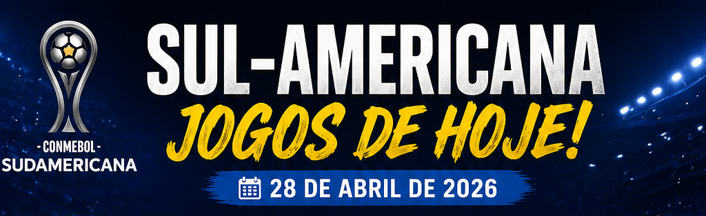 Onde assistir os jogos da Sul-Americana hoje (28/04/2026