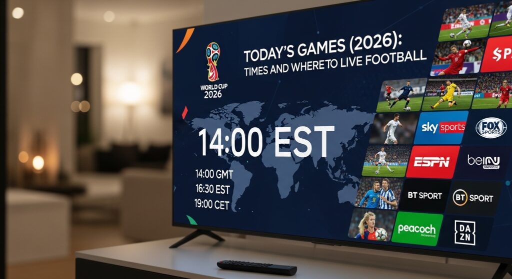 Jogos de Hoje (2026): Horários e Onde Assistir Futebol Ao Vivo