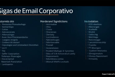 Imagem ilustrativa para: Siglas de Email Corporativo: Lista Completa y Significados